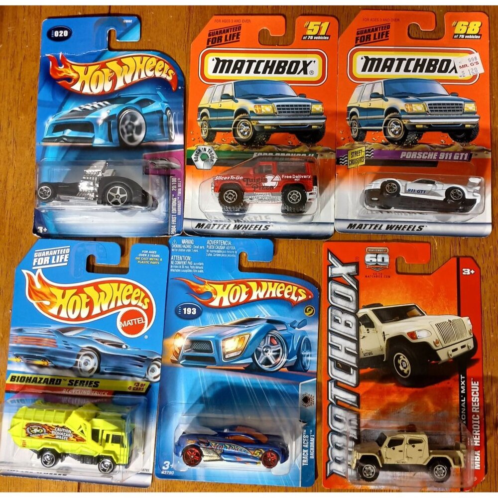 16 Hot Wheels & Matchbox Die-Cast Cars Vehicles Sealed In Packaging #WS-A - Picture 7 of 10